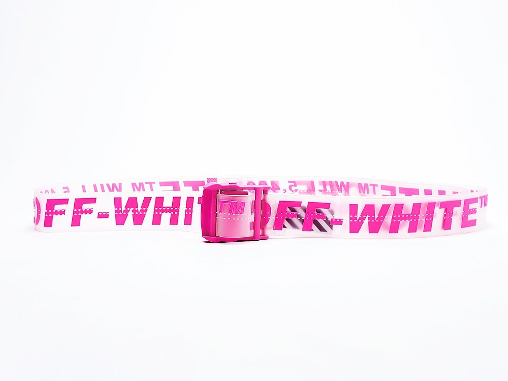 Ремень OFF-WHITE (фиолетовый) - изображение №1