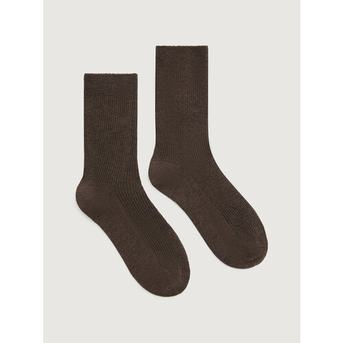 Носки Chaika, коричневый (коричневый/белый/кофейный)