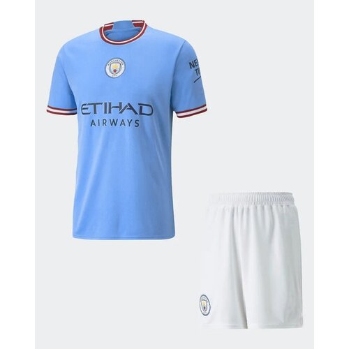 Форма  футбольная, шорты и футболка, синий - изображение №1