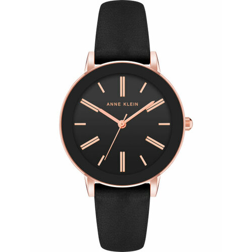 Наручные часы ANNE KLEIN Leather Наручные часы Anne Klein 3818RGBK, черный