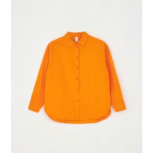 Рубашка Sela, оранжевый (оранжевый/персик)