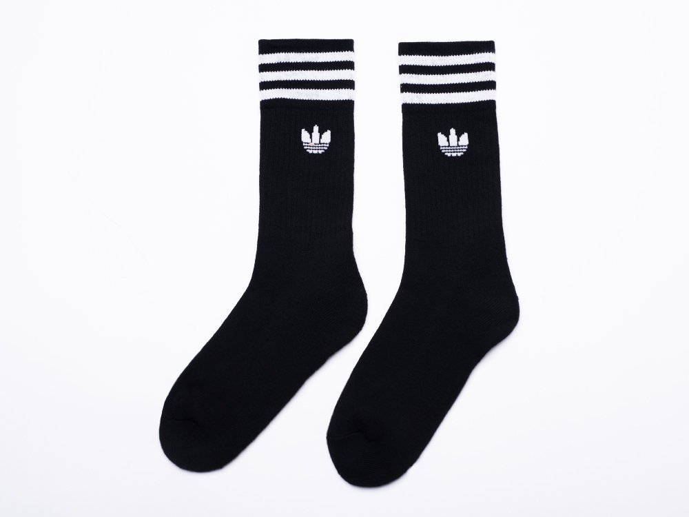 Носки длинные Adidas (черный) - изображение №1
