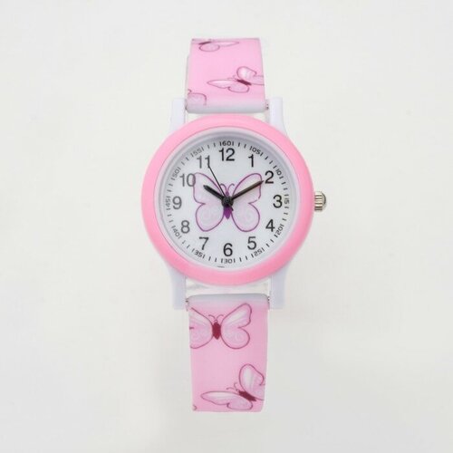 Наручные часы розовый - изображение №1