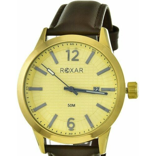Наручные часы Roxar Часы ROXAR GS710-224, золотой (золотой/золотистый)