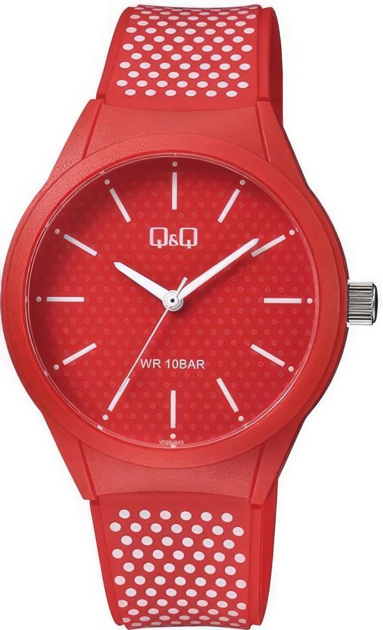 Наручные часы Q&Q Casual Наручные часы Q&Q VR28J043Y, красный - изображение №1