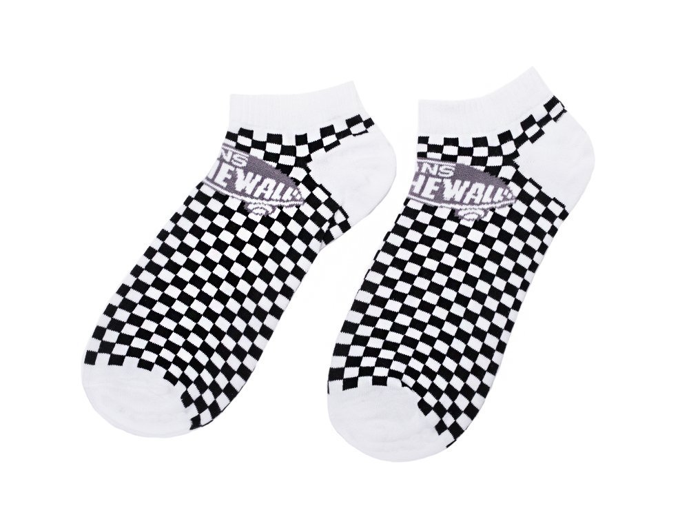 Носки короткие Vans (черный/белый) - изображение №1