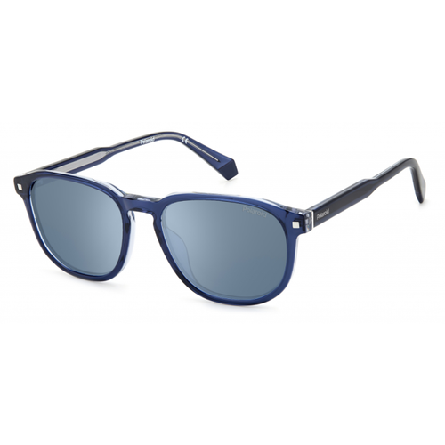 Солнцезащитные очки Polaroid PLD 4117/G/S/X ZX9 XN, голубой (синий/голубой)