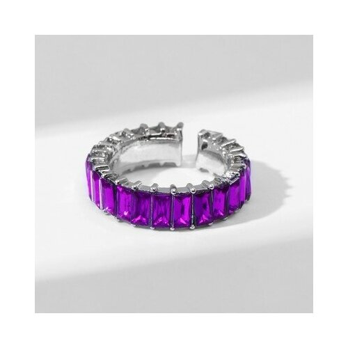 Кольцо Queen Fair, акрил, фиолетовый