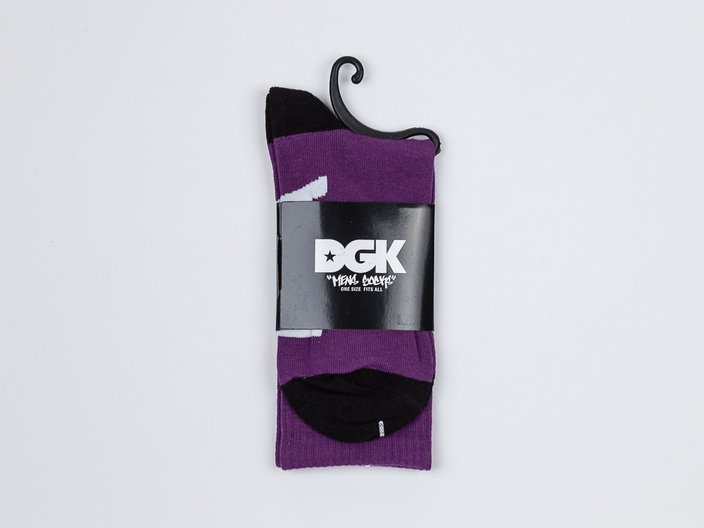 Носки длинные DGK (фиолетовый) - изображение №1
