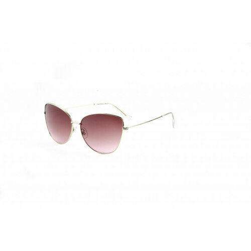 Солнцезащитные очки Tropical, кошачий глаз, оправа: металл, с защитой от УФ, для женщин, серебряный (серебристый/серебряный)