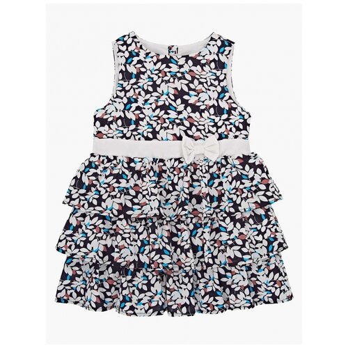 Платье Mini Maxi, хлопок, синий, белый (синий/белый)