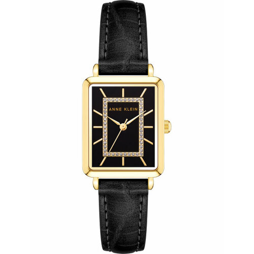 Наручные часы ANNE KLEIN Leather Наручные часы Anne Klein 3820GPBK, черный