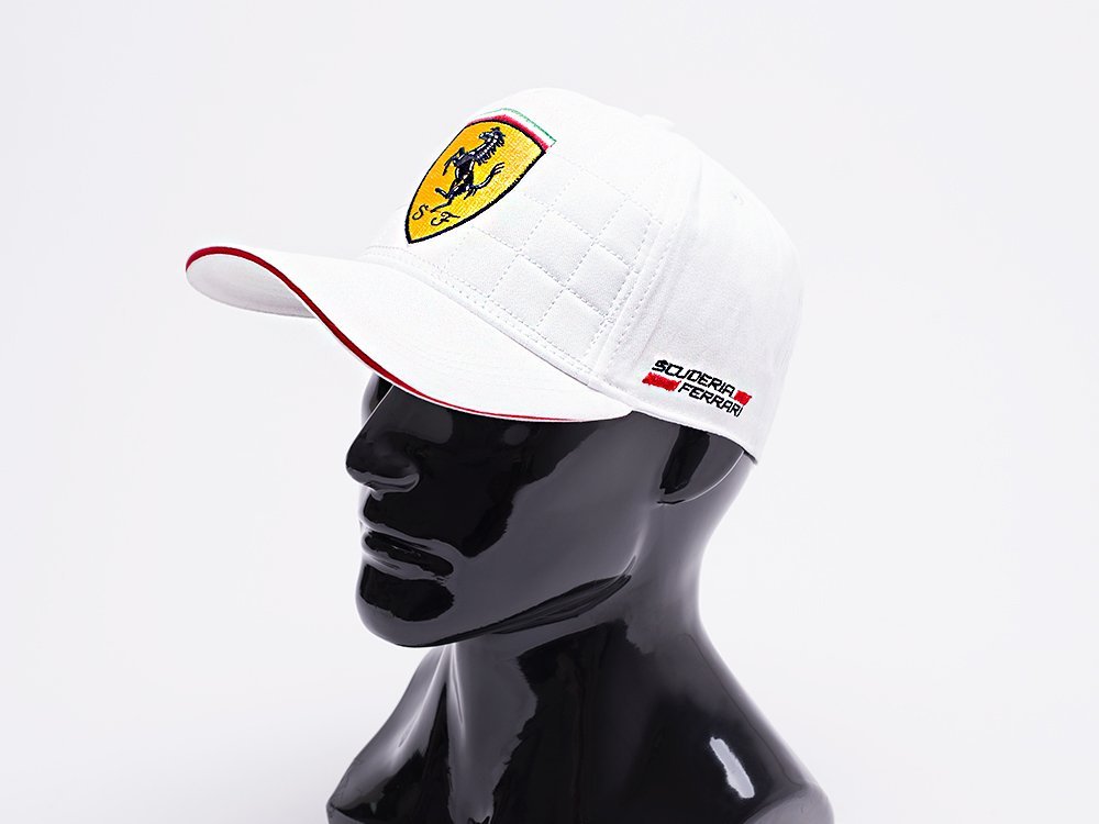 Кепка Ferrari (белый) - изображение №1