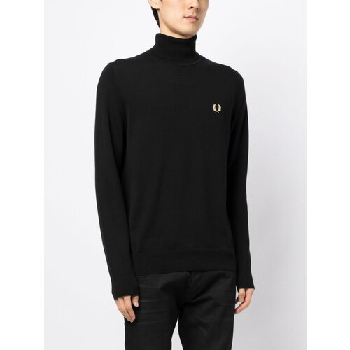 Водолазка FRED PERRY, зеленый (черный/зеленый/темно-зеленый) - изображение №1