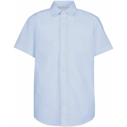 Школьная рубашка Tsarevich, голубой - изображение №1