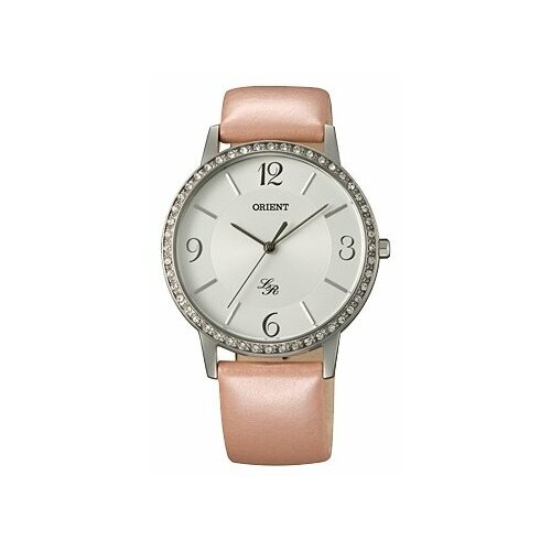 Наручные часы ORIENT QC0H006W, белый, серебряный (розовый/серебристый/белый)