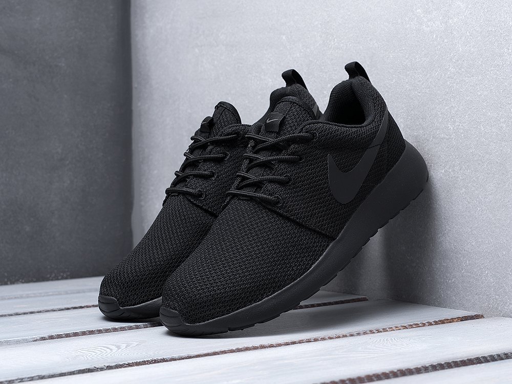 Кроссовки Nike Roshe Run (черный) - изображение №1