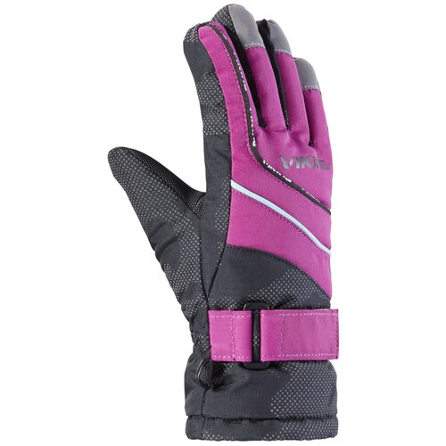Перчатки Reusch, розовый, черный (черный/розовый) - изображение №1