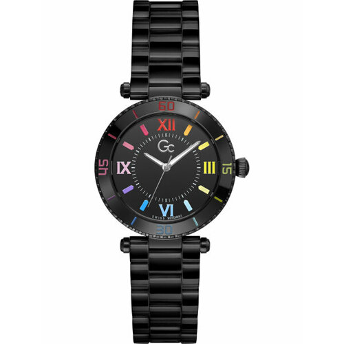 Наручные часы Gc Наручные часы GC Z05010L2MF, черный, синий (черный/синий/красный/желтый)