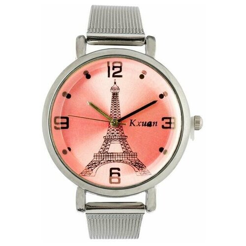 Наручные часы Часы наручные женские "KX Париж" d-3,3 см, микс, мультиколор (разноцветный/мультицвет) - изображение №1