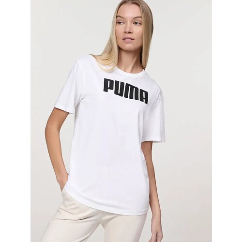 Футболка PUMA, белый - изображение №1