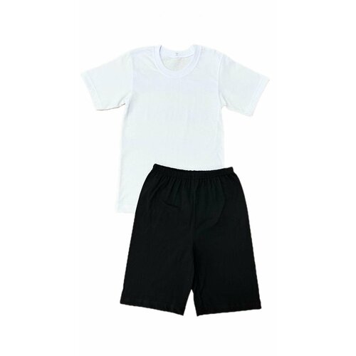 Комплект одежды , черный, белый (черный/белый) - изображение №1