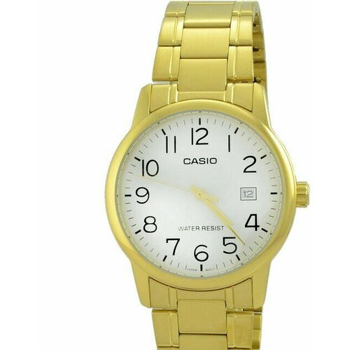 Наручные часы CASIO Часы Casio MTP-V002G-7B2, золотой (золотой/золотистый)