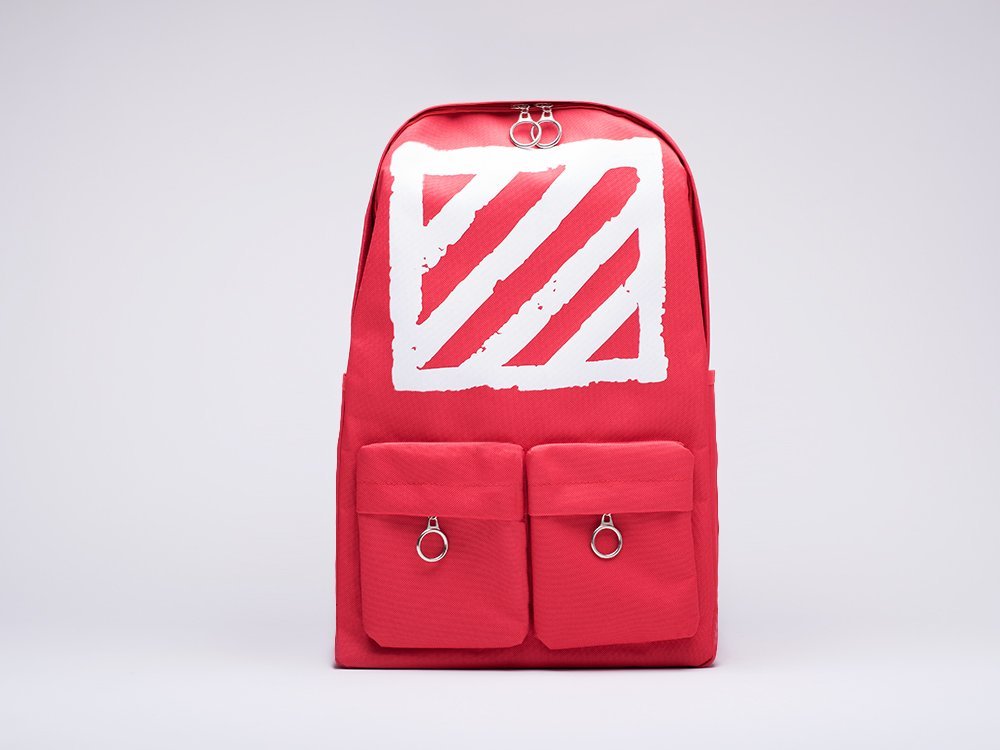 Рюкзак OFF-WHITE (красный) - изображение №1