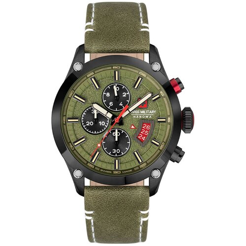 Наручные часы Swiss Military Hanowa Наручные часы Swiss Military Hanowa SMWGC2101430, зеленый, черный (черный/зеленый/хаки)