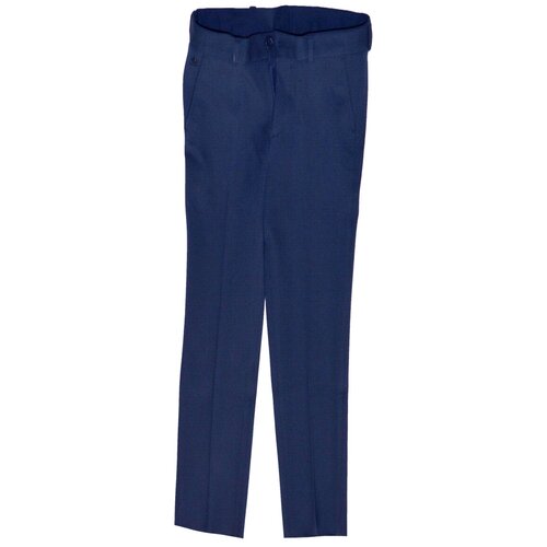 Школьные брюки TUGI демисезонные, классический стиль, карманы, синий
