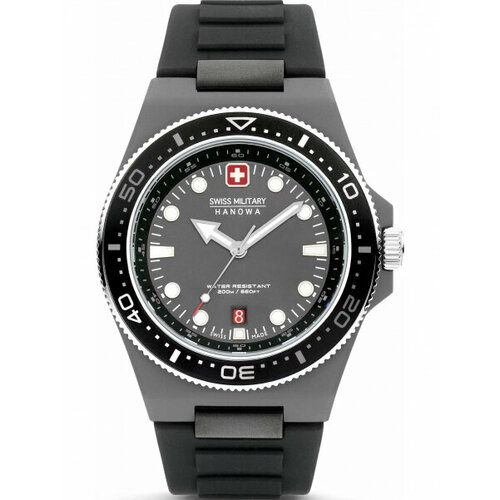 Наручные часы Swiss Military Hanowa Наручные часы Swiss Military Hanowa SMWGN0001182, серый, черный (серый/черный/серебристый) - изображение №1