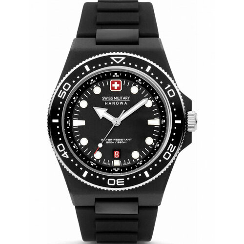 Наручные часы Swiss Military Hanowa Наручные часы Swiss Military Hanowa SMWGN0001180, черный, белый (черный/серебристый/белый)
