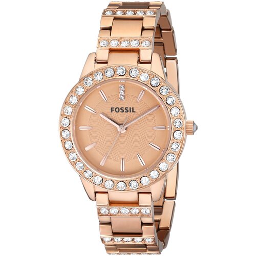 Наручные часы FOSSIL Jesse ES3020, золотой, розовый (розовый/золотистый/розовое золото)