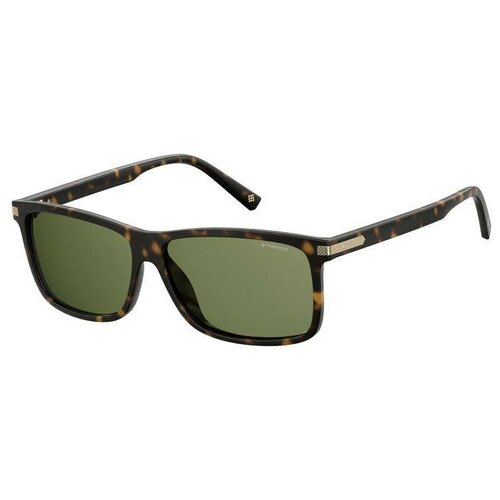 Солнцезащитные очки Polaroid (зеленый) - изображение №1