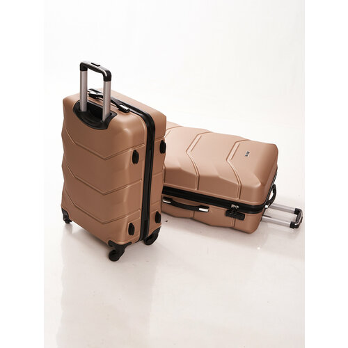 Комплект чемоданов Freedom 31594, бежевый, желтый (бежевый/желтый/шампань)