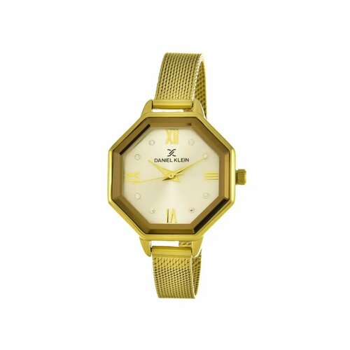 Наручные часы Daniel Klein Часы наручные DANIEL KLEIN DK12831-3 Гарантия 1 год, золотой (золотой/золотистый)