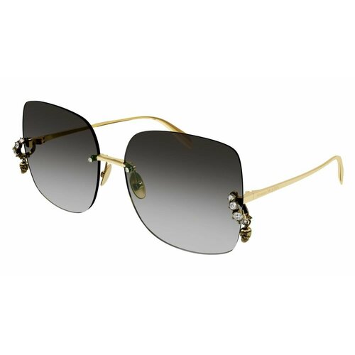Солнцезащитные очки Alexander McQueen AM0390S 001, черный