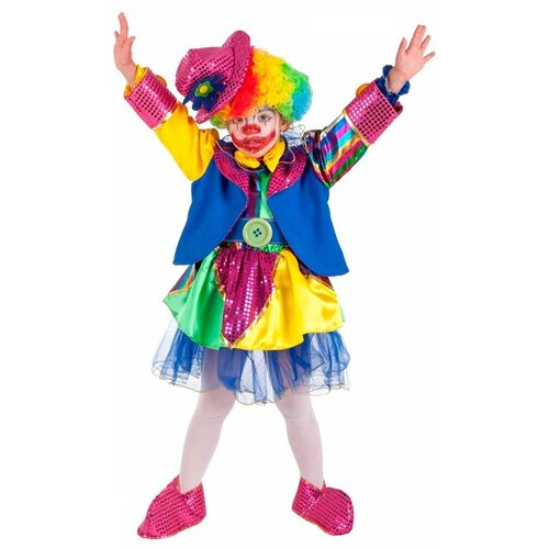 Костюм клоунессы детский (5475) 104 см (разноцветный)