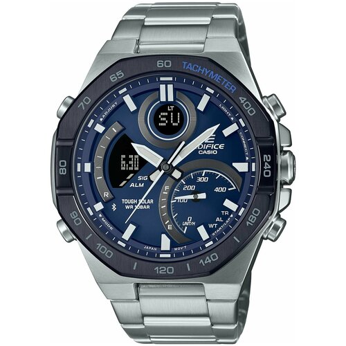 Наручные часы CASIO Edifice Часы наручные Casio ECB-950DB-2A, синий, серебряный (черный/синий/серебристый/синий-серебристый) - изображение №1