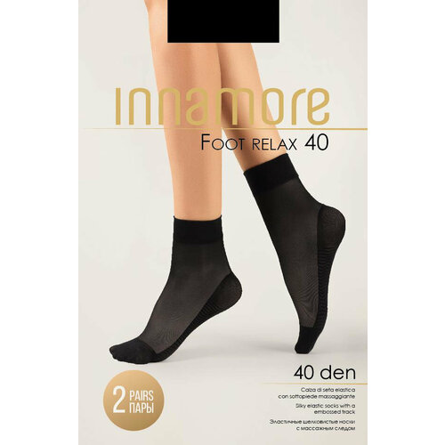 Носки Innamore, 40 den, черный - изображение №1
