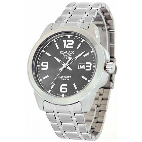 Наручные часы OMAX Наручные часы OMAX CSD009I002, серебряный, черный (черный/серебристый)