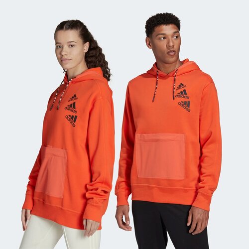 Худи adidas, оранжевый - изображение №1