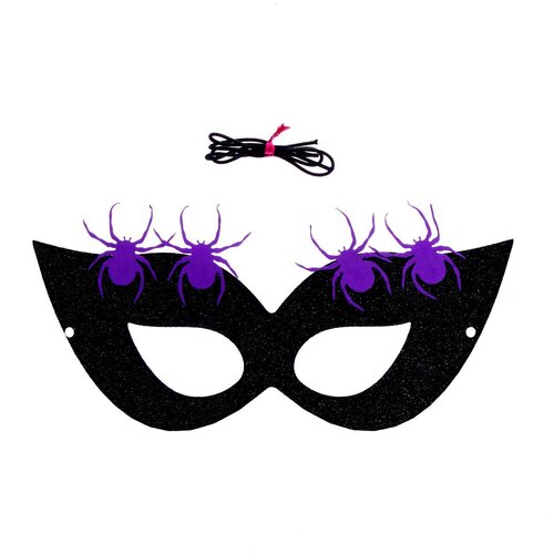 Карнавальная маска "Пауки", цвета микс (мультицвет) - изображение №1