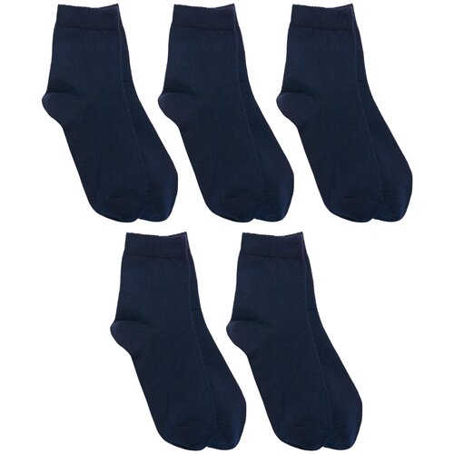 Носки RuSocks, 5 пар, синий (синий/тёмно-синий) - изображение №1