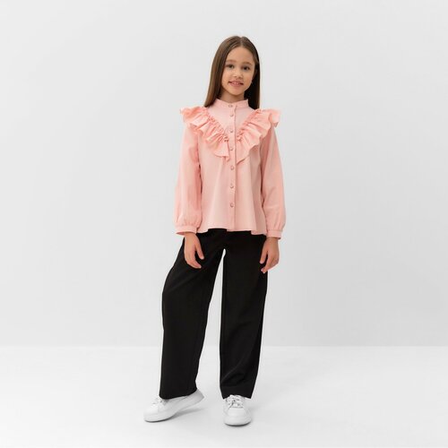 Школьная рубашка Minaku, розовый (розовый/светло-розовый)