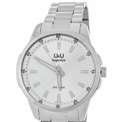 Наручные часы Q&Q Часы Q&Q QQ C21A-004VY, серебряный (серебристый/серебряный)