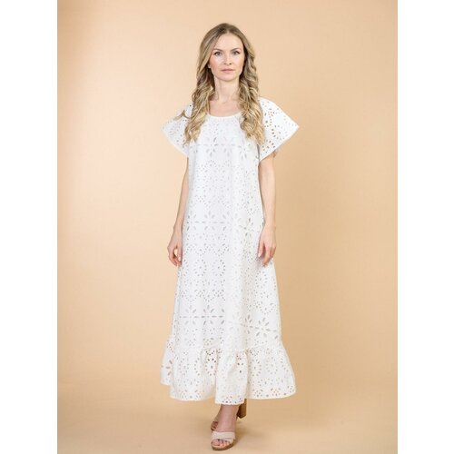 Платье, белый - изображение №1
