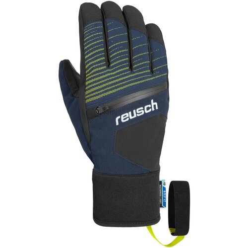 Перчатки Reusch, черный, серый (серый/черный/синий) - изображение №1