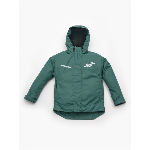 Куртка ARTEL, демисезон/зима, светоотражающие элементы, водонепроницаемость, мембрана, капюшон, зеленый - изображение №1