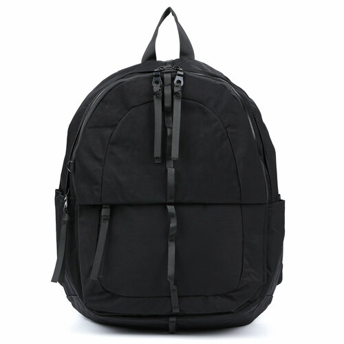 Рюкзак FABRETTI Y8693-2, фактура гладкая, черный (серый/черный/зеленый)